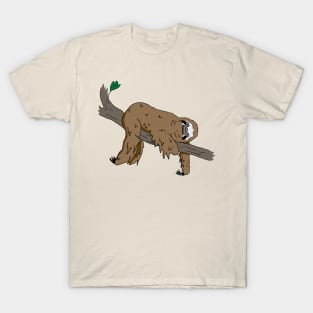 Cute Sloth on a branch T-Shirt